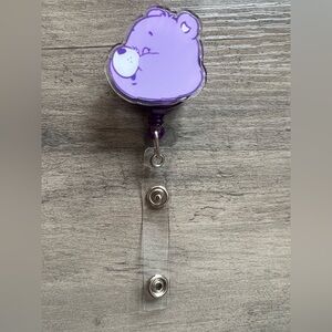 Purple Bear badge reel